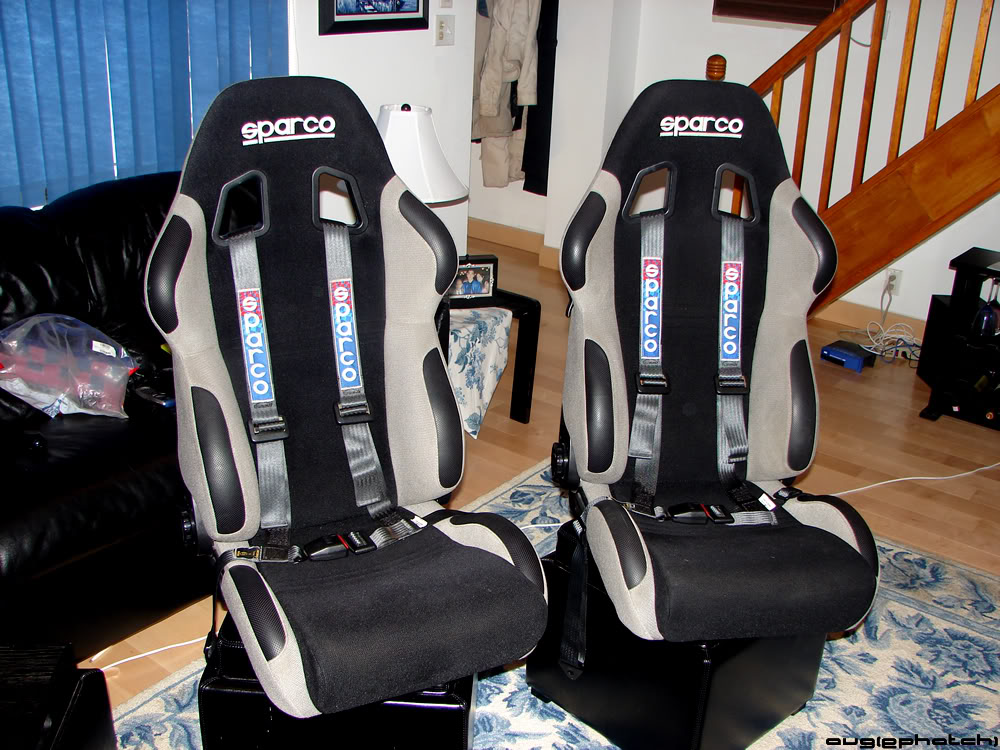 FS: Sparco Torino Seats (pair) 4 pt harness 